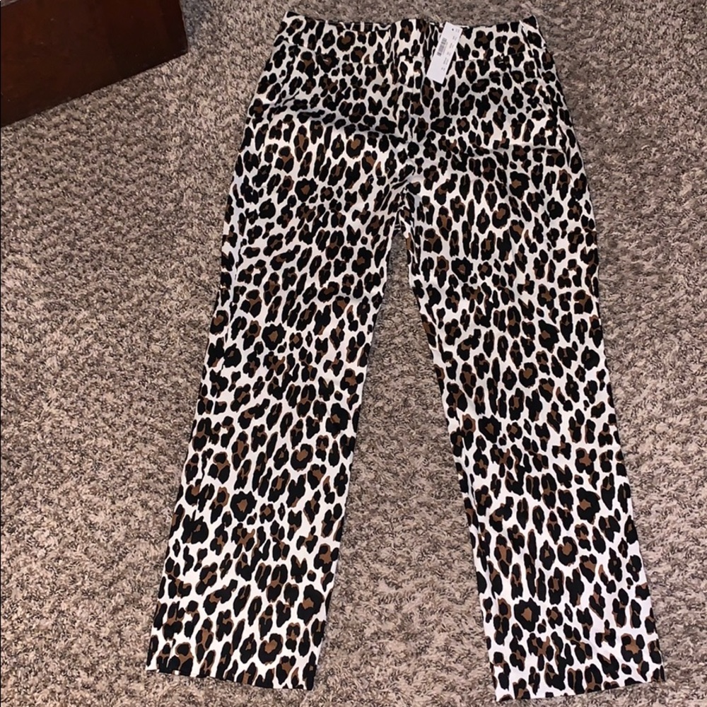 NWT JCREW Animal Print Pants